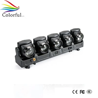 জলরোধী LED 5x120W টর্নেডো মুভিং হেড লাইট রিং সহ